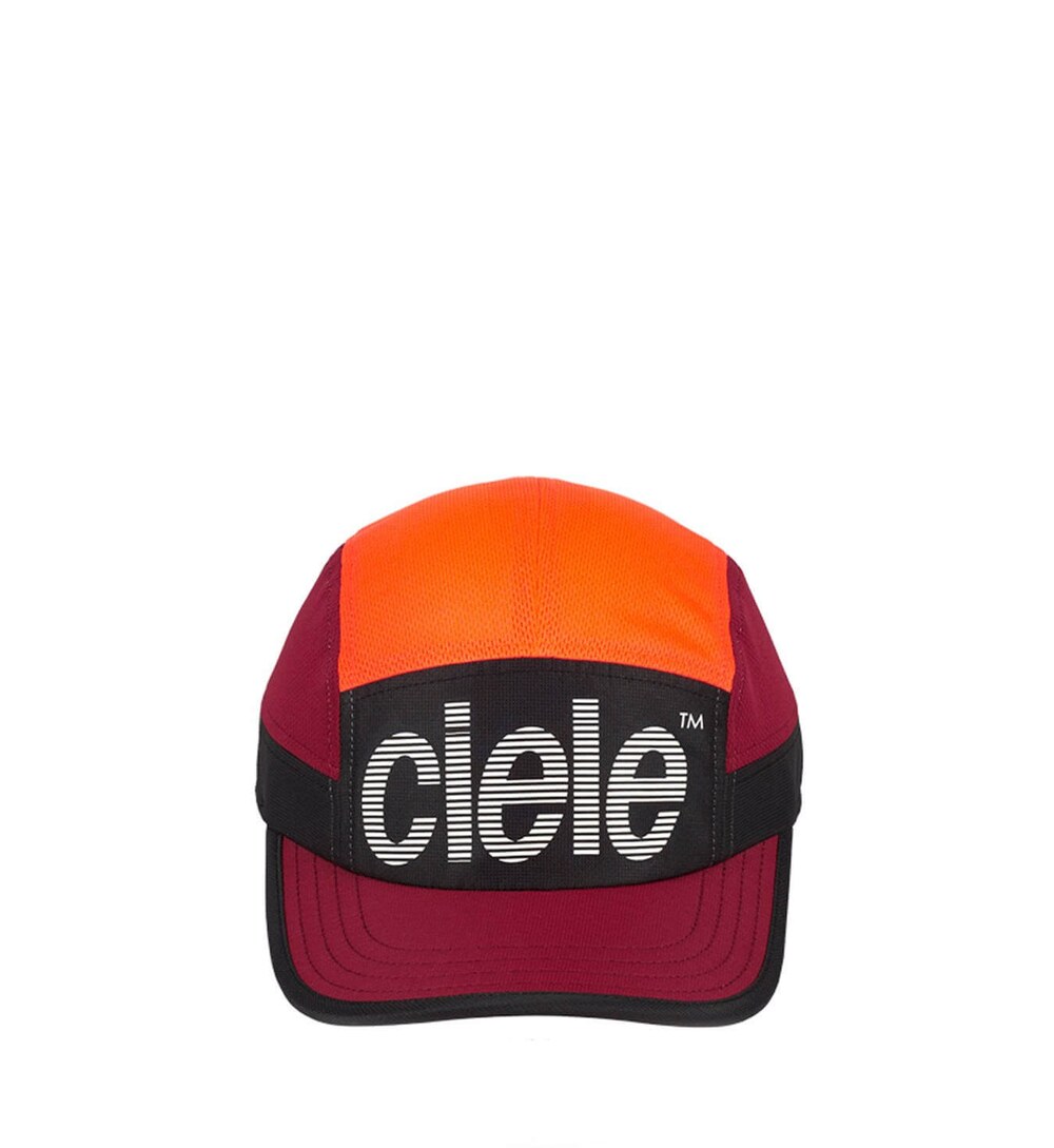 Ciele Athletics - czapka biegowa z daszkiem - GOCAP SC STANDARD STRIPE RED  ROCKS - Trekmondo