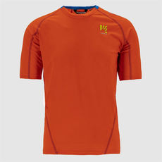 Karpos - T-shirt męski Swift Jersey Tangerine Tango / Indigo Blue