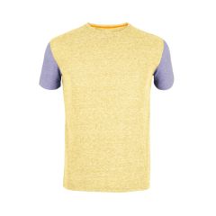Koszulka męska Milo LASHOO - yellow apple/dark violet
