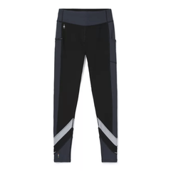 Smartwool - Legginsy damskie Merino Sport Fleece Colorblock Tight, Black