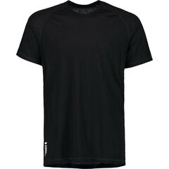 Mons Royale - T-shirt męski merino Temple Tech Black