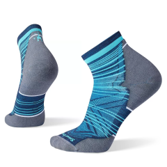 Smartwool - Skarpety unisex Run Targeted Cushion Pattern Ankle Socks, Deep Navy