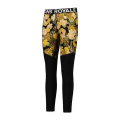 Mons Royale - Legginsy damskie merino Womens Cascade Flex 200 Legging Logo Floral Camo