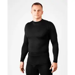 Koszulka męska LS Redline 100 % Merino Saxon 2.0 - czarna, Rozmiar: XL