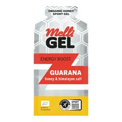 Żel energetyczny Melli Gel 100% BIO - miód organiczny i sól himalajska - guarana 32g z asortymentu sklepu Trekmondo.pl