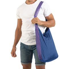 Ticket To The Moon - Torba Eco Bag Medium - Royal Blue / Purple