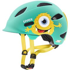 UVEX Kask rowerowy dziecięcy Oyo Style, Kolor: zielony, Rozmiar: 46-50