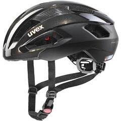 UVEX Kask rowerowy Rise Cc We, Kolor: czarny, Rozmiar: 52-56