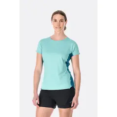 Koszulka techniczna damska Rab Sonic Ultra Tee - Meltwater / Ultramarine, Rozmiar: XS
