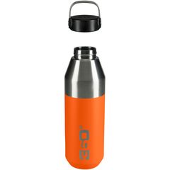 Butelka Vacuum Insulated Stainless Narrow Mouth Bottle 360 DEGREES 750 ml, Kolor: pomarańczowy