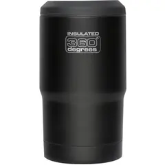 360 DEGREES Butelka na zimne napoje Vacuum Insulated Beer Cozy czarna