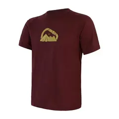 Sensor T-shirt męski Merino Air Tee SS Summit bordowy, Rozmiar: L