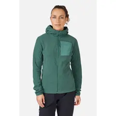Rab bluza damska Tecton Hoody Wmns Green Slate, Rozmiar: XS