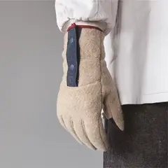 Elmer rękawice Eco Wool Fleece 5 Fingers - Camel, Rozmiar: S