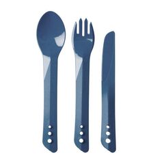Lifeventure zestaw sztućców Ellipse Cutlery Set - Navy Blue