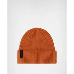 Mons Royale czapka Unisex Fjord Merino Beanie Vert Lock Up Orange