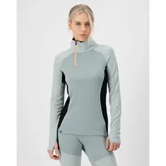Mons Royale koszulka damska merino Womens Olympus Half Zip Glacier / Dew / Black, Rozmiar: XS