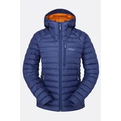 Rab kurtka damska puchowa Microlight Alpine Jacket - Patriot Blue / Marmalade, Rozmiar: M