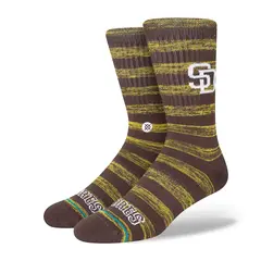 Stance skarpetki PADRES TWIST CREW Brown, Rozmiar: L (43-47)
