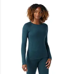 Smartwool koszulka damska W'S Classic Thermal Merino Base Layer Crew twilight blue heather, Rozmiar: XS