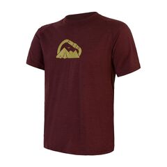 Sensor T-shirt męski Merino Air PT Tee SS port red Summit, Rozmiar: XL