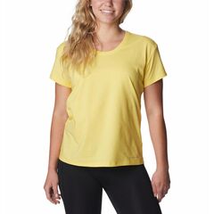 Columbia koszulka damska Sun Trek SS II - Lemon Wash, Rozmiar: XS