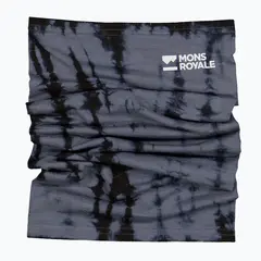 Mons Royale komin merino Daily Dose Neckwarmer Grey Tie Dye