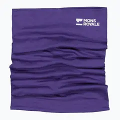 Mons Royale komin Unisex Double Up Merino Neckwarmer Acc Lock Up Violet
