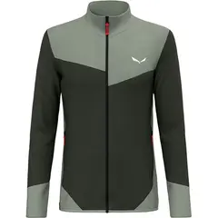 Salewa bluza męska Puez Waffle Hybrid Jacket dark olive, Rozmiar: L