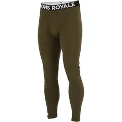 Mons Royale legginsy męskie Cascade Merino Base Layer Legging - Dark Olive, Rozmiar: M