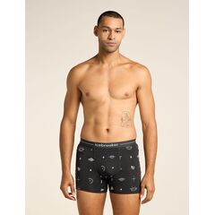 Icebreaker termoaktywne bokserki męskie 150 Anatomica Boxers Explore More - Black, Rozmiar: S