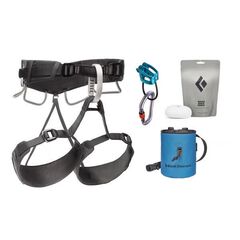 Black Diamond - Zestaw Momentum 4S Harness Package - Anthracite, Rozmiar: XS-M