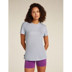 Icebreaker koszulka damska Merino 150 Tech Lite SS T-Shirt Sunrise Summit - grey quartz, Rozmiar: S