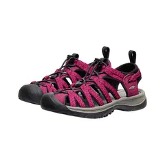 Keen sandały zabudowane damskie Whisper - Beaujolais / Black, Rozmiar: 38