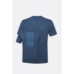 Rab T-shirt męski Mantle Ridge Tee - Tempest Blue, Rozmiar: XL