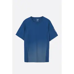 Rab T-shirt biegowy męski Trail Tee - Tempest Blue/Light Zinc, Rozmiar: L