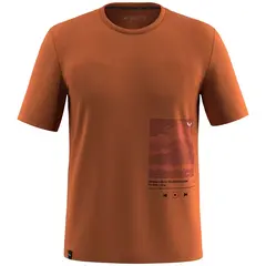 Salewa - Koszulka męska Eagle Cover T-Shirt M - bombay brown, Rozmiar: M