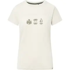 VIKING T-shirt damski Likelo Lady Bamboo - beżowy, Rozmiar: L
