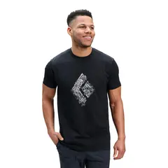 Black Diamond - T-shirt męski  M ENGINEERED DIAMOND SS TEE - Black, Rozmiar: S