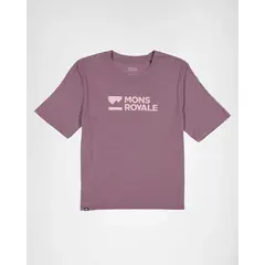 Mons Royale - Koszulka damska Icon Tee - Mauve, Rozmiar: S