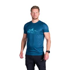 Northfinder t-shirt termoaktywny męski Niclas - ink blue, Rozmiar: S