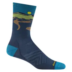Darn Tough - skarpety męskie  Ridge Runner Micro Crew Ultra-Lightweight - Midnight, Rozmiar: L (43-45.5)
