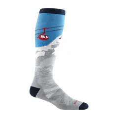 Darn Tough - skarpety narciarskie męskie Yeti OTC Midweight with Cushion - Gray, Rozmiar: M (41-42.5)
