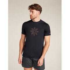 Icebreaker koszulka męska Merino Blend 125 Cool-Lite Sphere SS T-Shirt Fusion - black, Rozmiar: XXL
