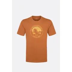 Rab T-shirt męski Stance Alpine Peak - Red Earth, Rozmiar: M