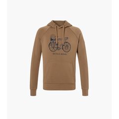 Super.Natural bluza męska Fav Bicycle Hoodie - kangaroo / blueberry, Rozmiar: M