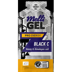 Żel energetyczny Melli Gel 100% BIO - miód organiczny i sól himalajska - BLACK