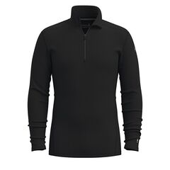 Smartwool koszulka męska M'S Classic Thermal Merino Base Layer 1/4 Zip - black, Rozmiar: M