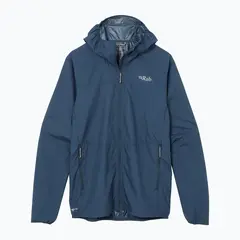 Rab kurtka przeciwwiatrowa męska Windgather Hoody - Tempest Blue, Rozmiar: L