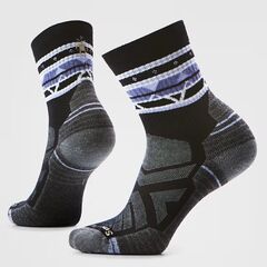 Smartwool skarpety damskie Hike Light Cushion Zig Zag Valley Mid Crew Socks - black, Rozmiar: S (34-37)